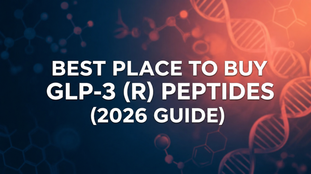 Best Place to Buy GLP-3 Peptides (2026 Guide)
